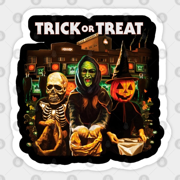 Trick or treat Sticker by ribandcheese